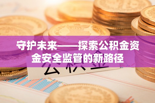 大邑守护未来——探索公积金资金安全监管的新路径
