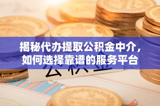 大邑揭秘代办提取公积金中介，如何选择靠谱的服务平台